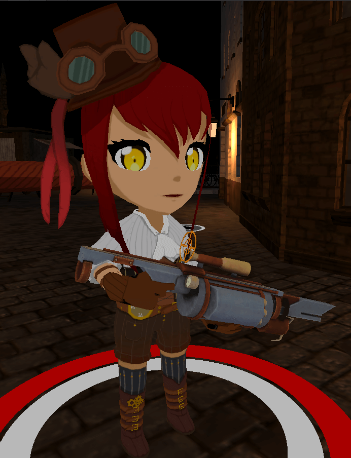 Rosalyn, The hero from Ventilate the Steampunk Game