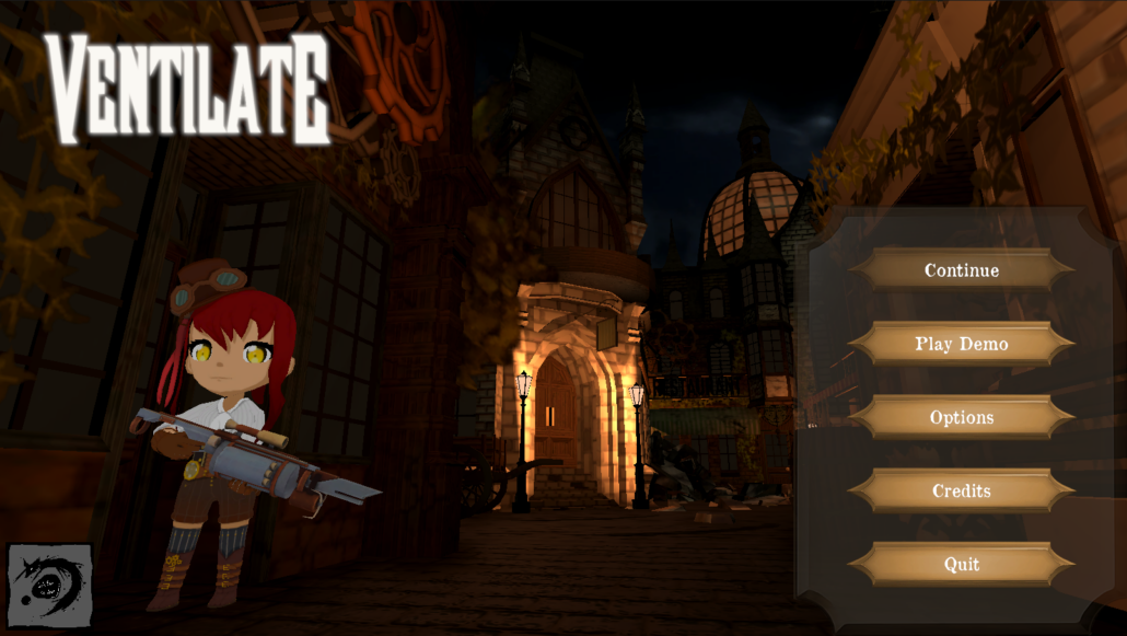 Ventilate Game Screen - Steampunk