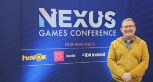 Nexus Irish Game Industry Logo with Damian Scattergood